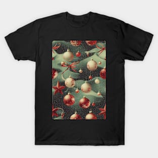 Christmas Seamless Pattern, Christmas Decorations #1 T-Shirt